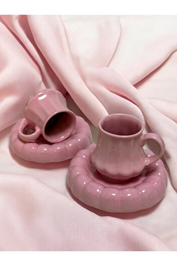 Yumuk Shop 2-Person 4-Piece Luxury Vera Coffee Cup Set