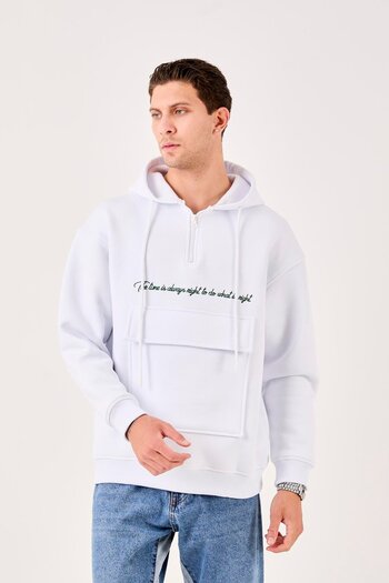 Rocqerx X-4005 Hooded Half-Zip Sweatshirt
