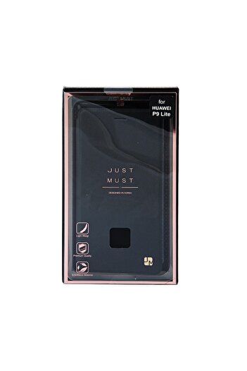 Just Must Book Origin Protective Case for Huawei Ascend P9 Lite, Black