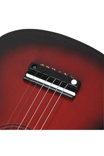 Flippy Children's guitar 21 inches - transparent red