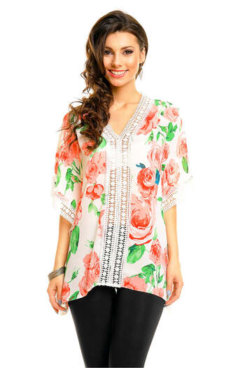 WildFashion Casual blouse with Printed N733-25