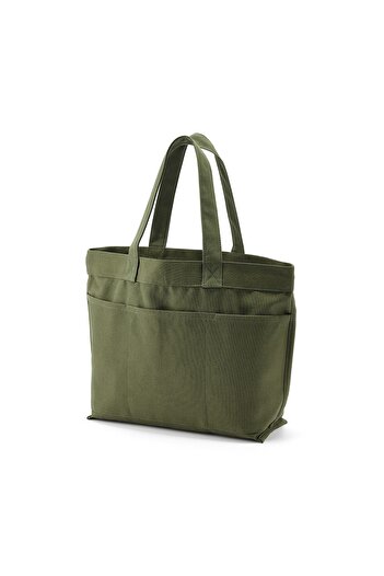 Muji Canvas Wide Tote Bag