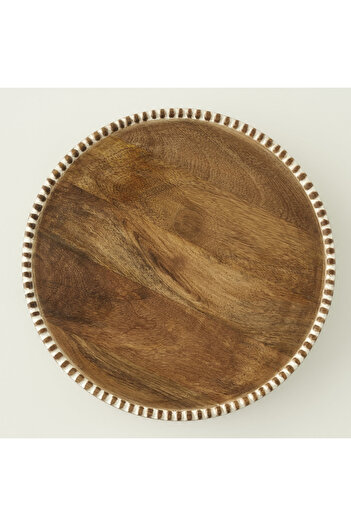 Bella Maison Points Mango Presentation Stand Brown (35X4.5 cm)