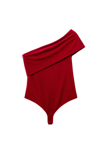 MANGO Mango bodysuit, red