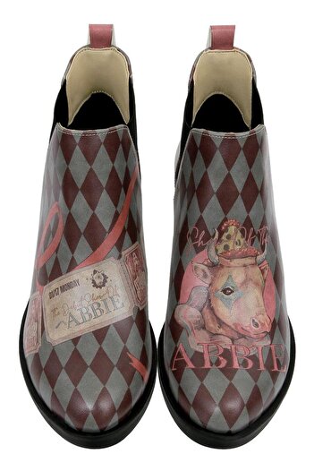 Dogo Women's Vegan Leather Multi-Colored Ankle Boots - Abbie Design