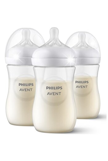 Philips Avent Set 3 biberoane Philips-AVENT, 1m+, 260ML