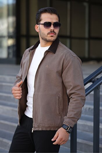 LTC Jeans Men's Relaxed Canvas Mink Jacket