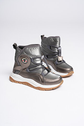 BUTONA KİDS Outdoor Unisex Kalın ve Hafif Taban Kolay Giyilebilen Cırtlı Çocuk Kışlık Bot Çizme