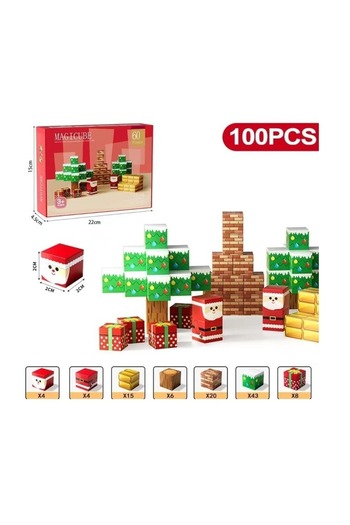 OEM Magnetic Blocks Magicube Christmas Edition 100 Pieces