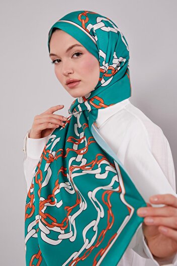 Levidor Emerald Chain Twill Shawl