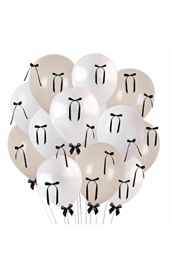 Çemrek Süs Parti Bow Balloon Bundle 10 Pieces
