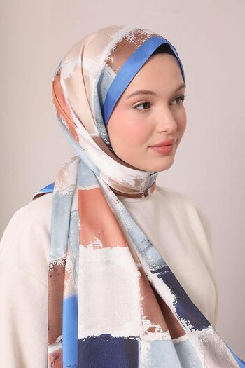 Levidor Saks Checker Pattern Twill Shawl