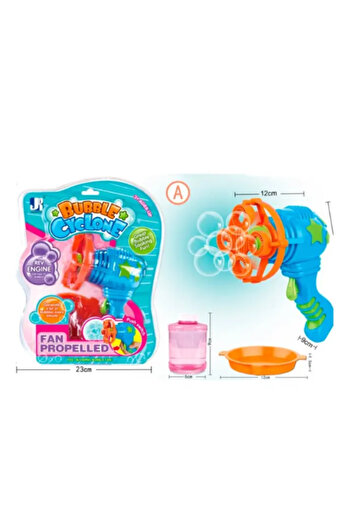 Generic Jr Bubble Cyclone Gun – Green Color | Kids Bubble Blower Toy