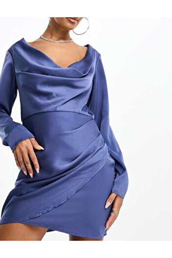 Parallel Lines Rochie midi Parallel Lines, albastru