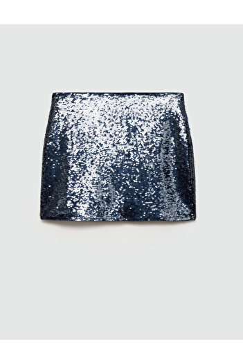MANGO Mango mini skirt, blue
