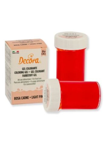 DECORA Gel food coloring - NUDE PINK - 28 gr-