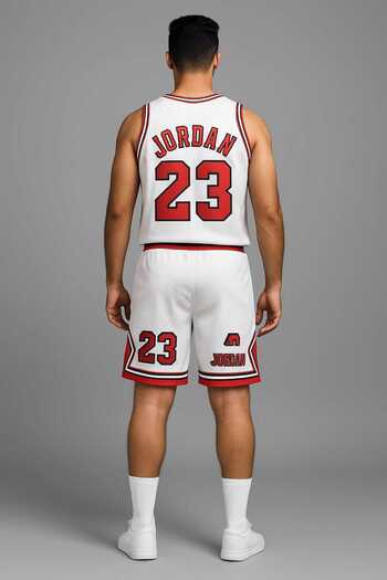 Candle Basketball Kit - Chicago Bulls No. 23 (White)