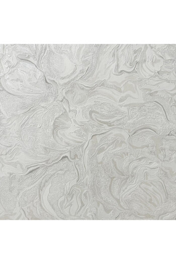 MallDeco Textured vinyl wallpaper, white, bedroom, Allegro model