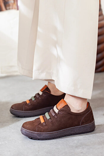 Adım Adım Mammamia Women's Genuine Leather Extra Comfortable Casual Shoes