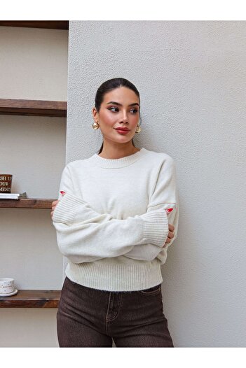 ESRAHELVACI Crew Neck Knitwear Sweater
