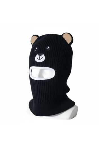 Aware Time Kitti 4-8 Years Old Girl's Figure Mask with Fleece Inside and Snow Mask