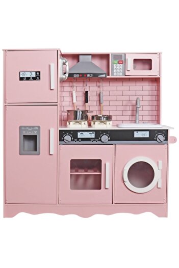 ideal STORE Wooden Kitchen idealSTORE, 97 x 30 x 94 cm, MDF Material, Equipped with Light and Sound Effects