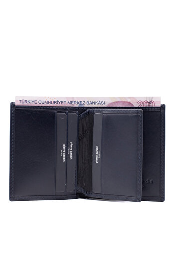 Pierre Cardin Navy Blue Analin Men's Wallet 1335L4Z