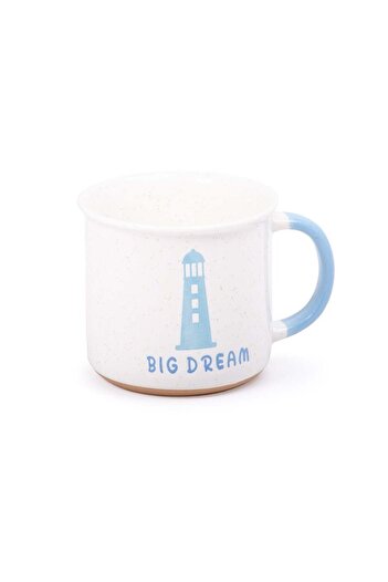 CAVO Porcelain Cup White Blue 400 ml