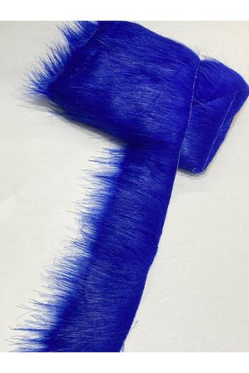 karantuhafiye Fur Ribbon / 5 cm / 1 Meter / Saks Blue