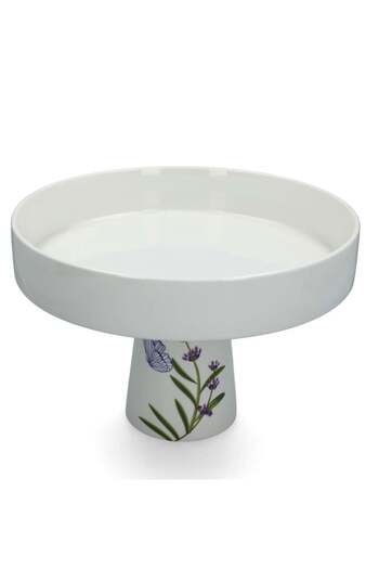 Bien Servi Cake Stand with Multicolor Sticker 29 × 19 cm Lavender