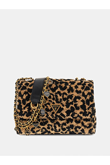 Guess Brenton Women's Multicolor Shoulder Bag Hwlg9673200-Leo