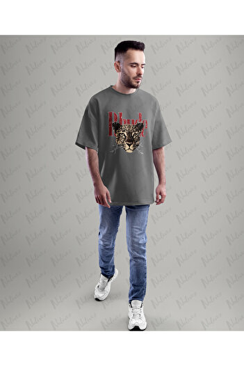 Nulivez Cheetah Printed High Quality Compact Unisex Oversize T-Shirt