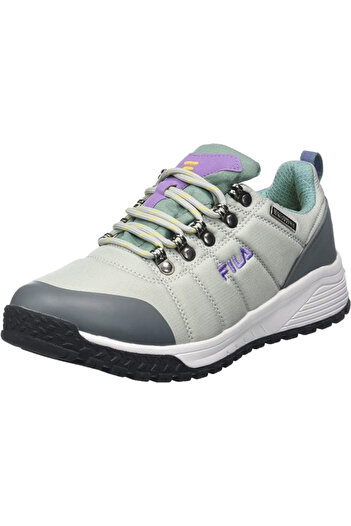 FILA Women's Hikebooster Low Trekking Boots, Waterproof Gray, Size 37