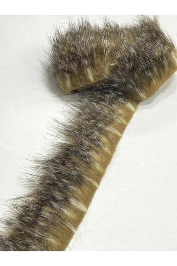 karantuhafiye Fur Strip / 5 cm / 1 Meter / Mink Greyish