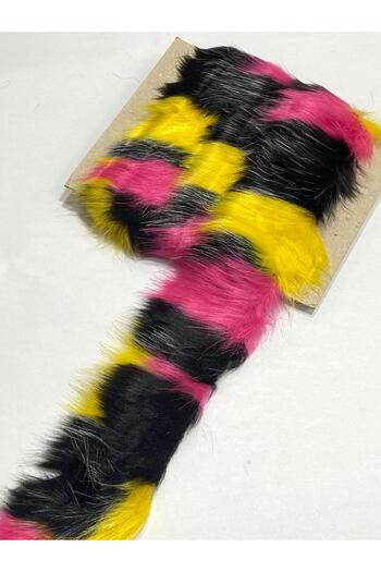 karantuhafiye Fur Ribbon / 5 cm / 1 Meter / Marbled 1