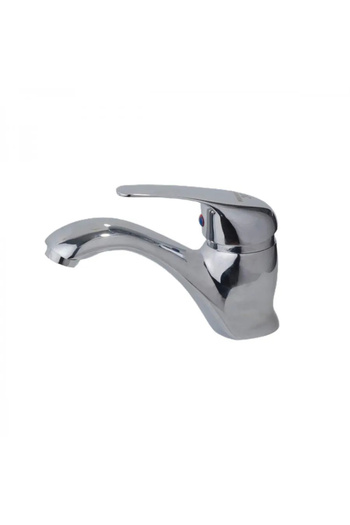 KORMAN TECHNIK Basin Faucet with Fixed Spout, Alloy, Chrome, LV002