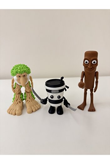 You Toys Tung Tung Tung Sahur 3-Piece Joint Set (Brr Brr Patapim + Tung Sahur + Cappicino Assasino)
