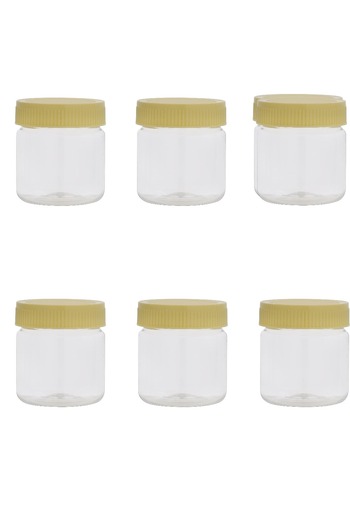 The comprehensive house 100ml clear plastic spice jar