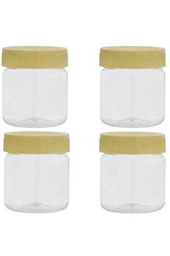The comprehensive house 500ml clear plastic spice jar