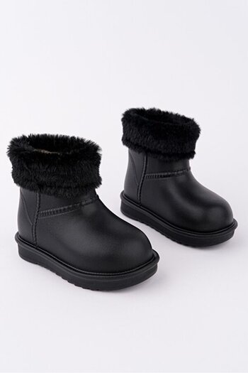 p papuccum ortopedi çocuk ayakkabıları Children's Puffy Lightweight Soft Waterproof Boots