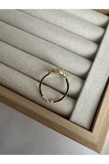 ringbox Gold Color Heart Ring