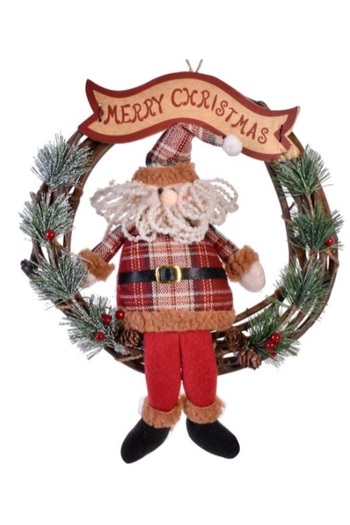 OEM Artificial wreath, Christmas, holidays, winter, 24 cm