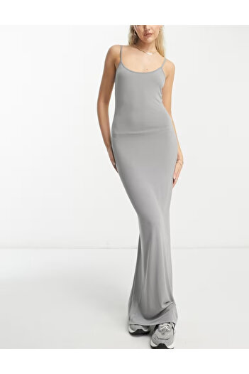Stradivarius Stradivarius maxi dress, gray