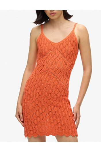 SUPERDRY Superdry mini dress, orange