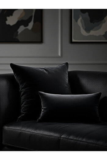JACA Square and Rectangular Inner Filled Decorative Pillow Cushion Set (2 Pieces)