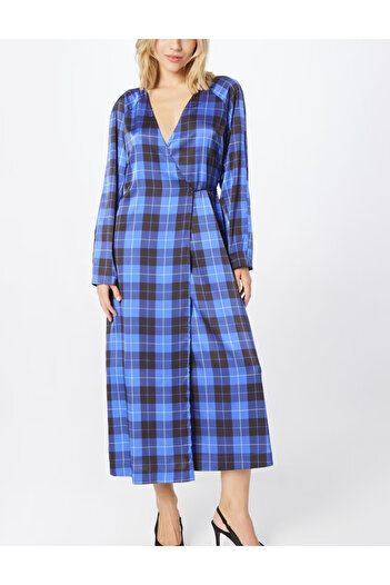 Monki Monki maxi dress, blue