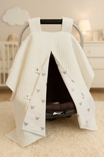 YUSRAMODA Winter Double-Sided Stroller Cover