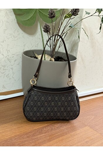 Bagnest Patterned Double Strap Women's Shoulder Bag