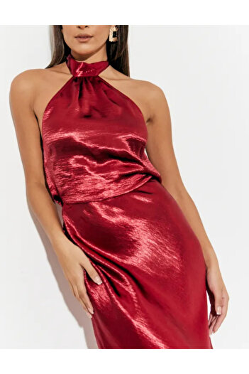 IN THE STYLE IN THE STYLE midi dress, red