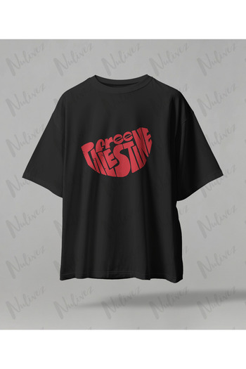 Nulivez Palestine Design Printed High Quality Compact Unisex Oversize T-Shirt